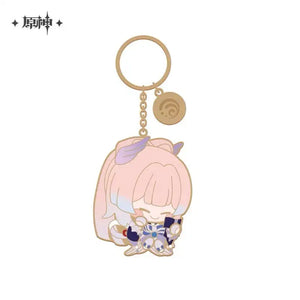 Luminous⭐Merch miHoYo Genshin Impact - Inazuma Metallic Enamel Character Keychain Keychains