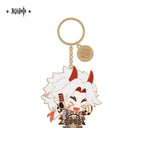 Load image into Gallery viewer, Luminous⭐Merch miHoYo Genshin Impact - Inazuma Metallic Enamel Character Keychain Keychains
