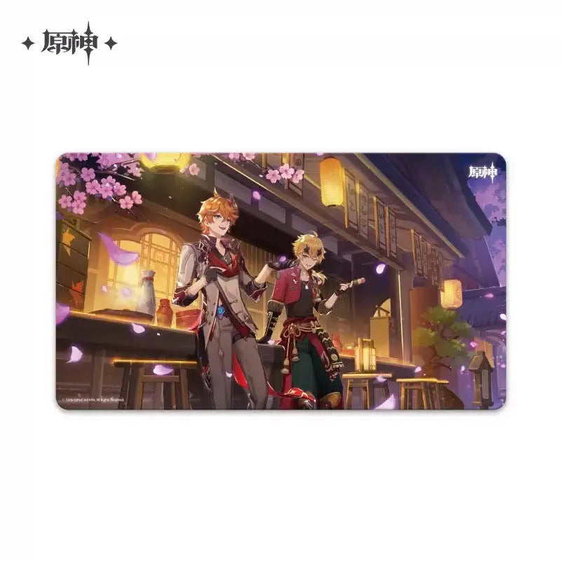 Luminous⭐Merch miHoYo Genshin Impact - Into the Perilous Labyrinth of Fog Mouse Pad (Childe, Thoma) Desk Mat [PRE-ORDER] Living/Deco