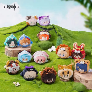 Luminous⭐Merch miHoYo Genshin Impact - Teyvat Zoo Theme Series Plush Dumpling (Childe, Xiao, Diluc, Ganyu, Keqing, Amber, Diona) Plush Toys