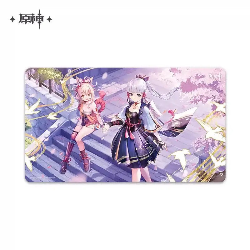 Luminous⭐Merch miHoYo Genshin Impact - The Immovable God And The Eternal Euthymia Mouse Pad (Kamisato Ayaka, Yoimiya) [PRE-ORDER] Living/Deco