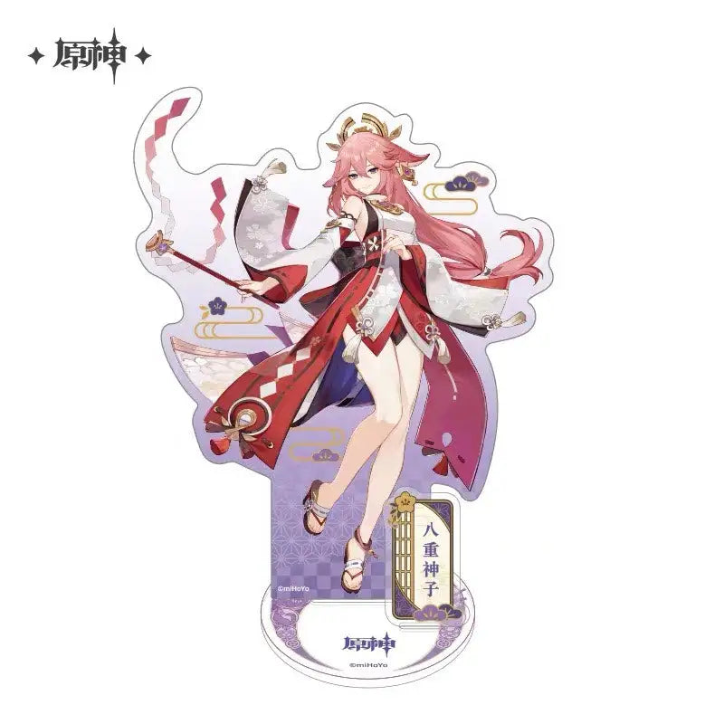 Luminous⭐Merch miHoYo Genshin Impact - Yae Miko Acrylic Stand Inazuma Collection [PRE-ORDER] Living/Deco