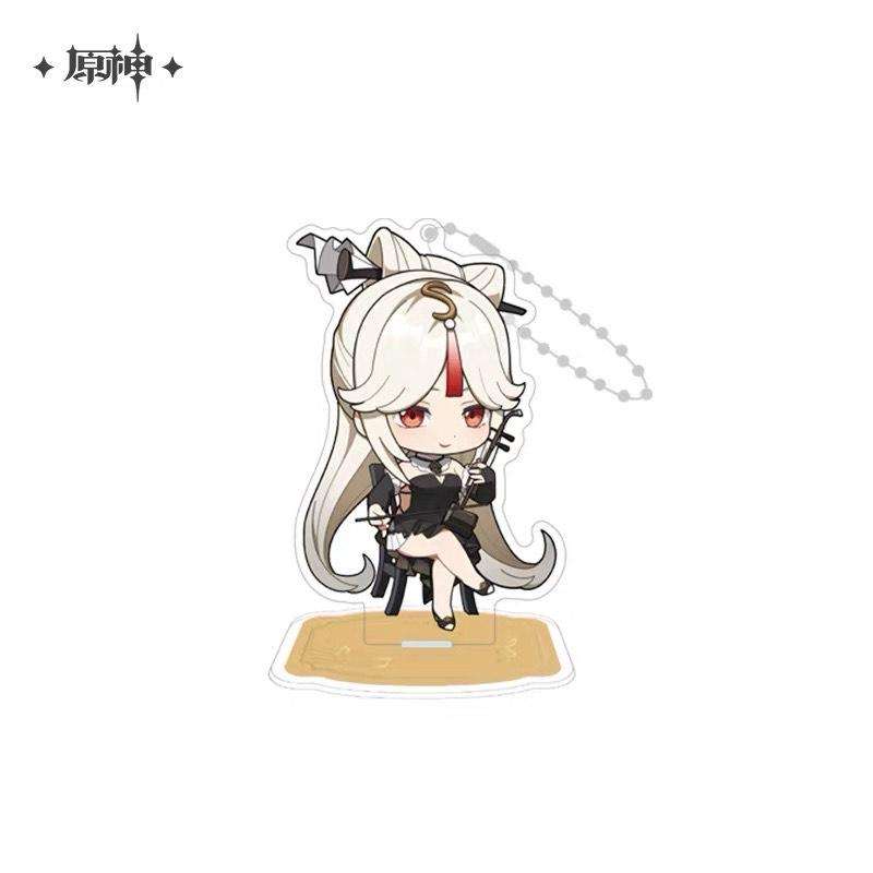 Genshin Impact - Concert Chibi Acrylic Stand / Standees with Keychain