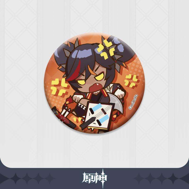 Genshin Impact - Chibi Emoji Can Badge Button Collection [BACK-ORDER]