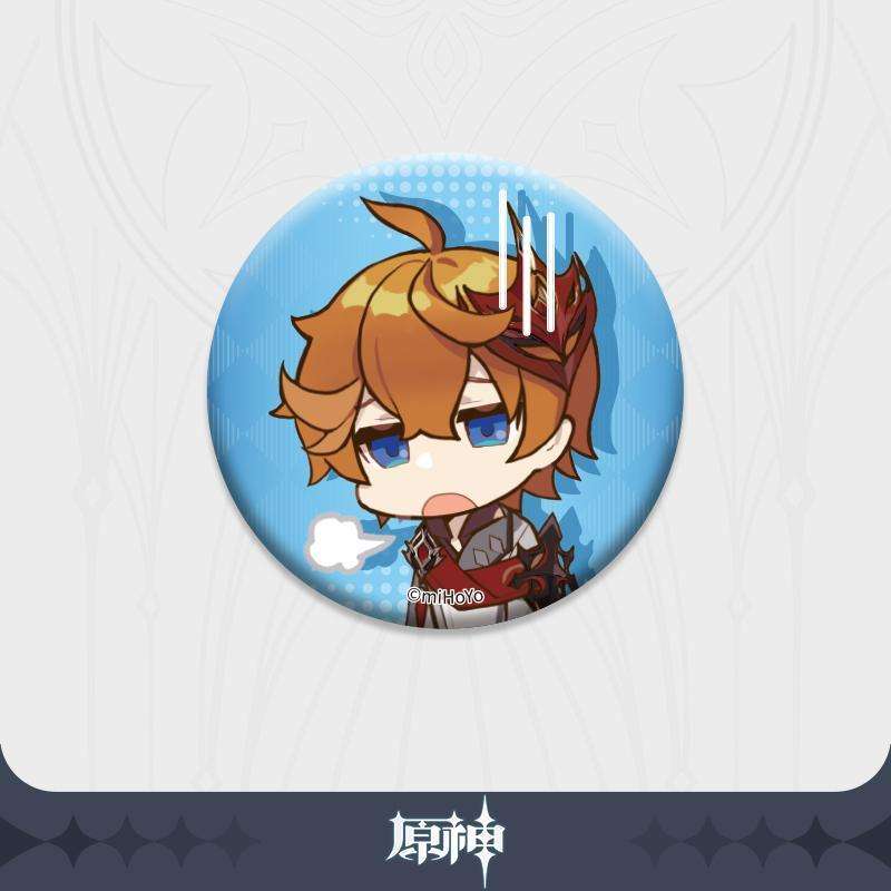 Genshin Impact - Chibi Emoji Can Badge Button Collection [BACK-ORDER]