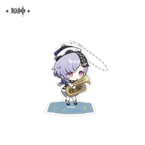 Genshin Impact - Concert Chibi Acrylic Stand / Standees with Keychain