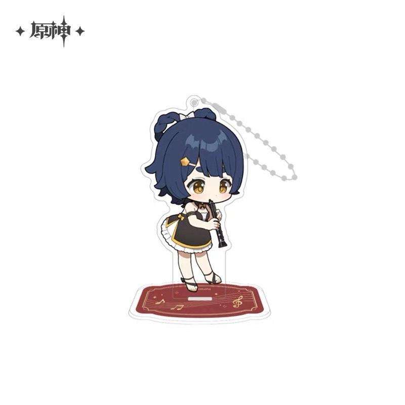 Genshin Impact - Concert Chibi Acrylic Stand / Standees with Keychain