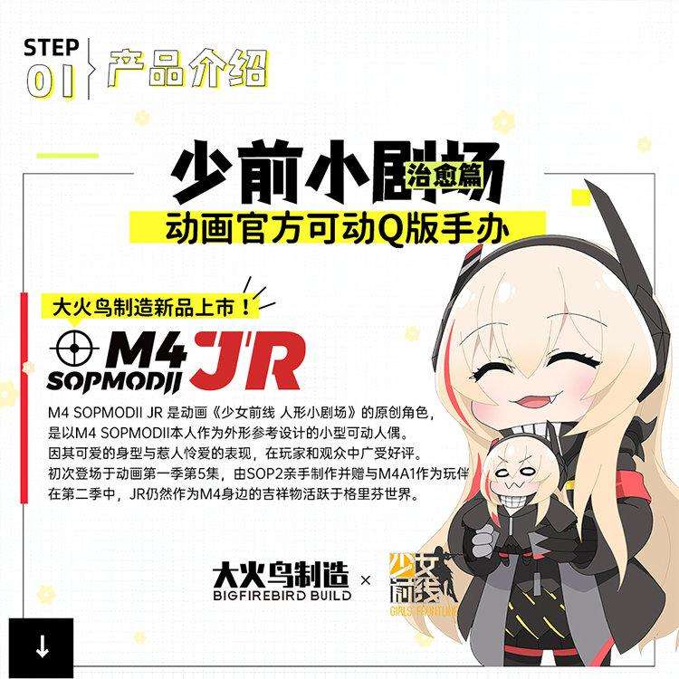 Girls' Frontline M4 SOPMOD II JR Non Scale Chibi Figure